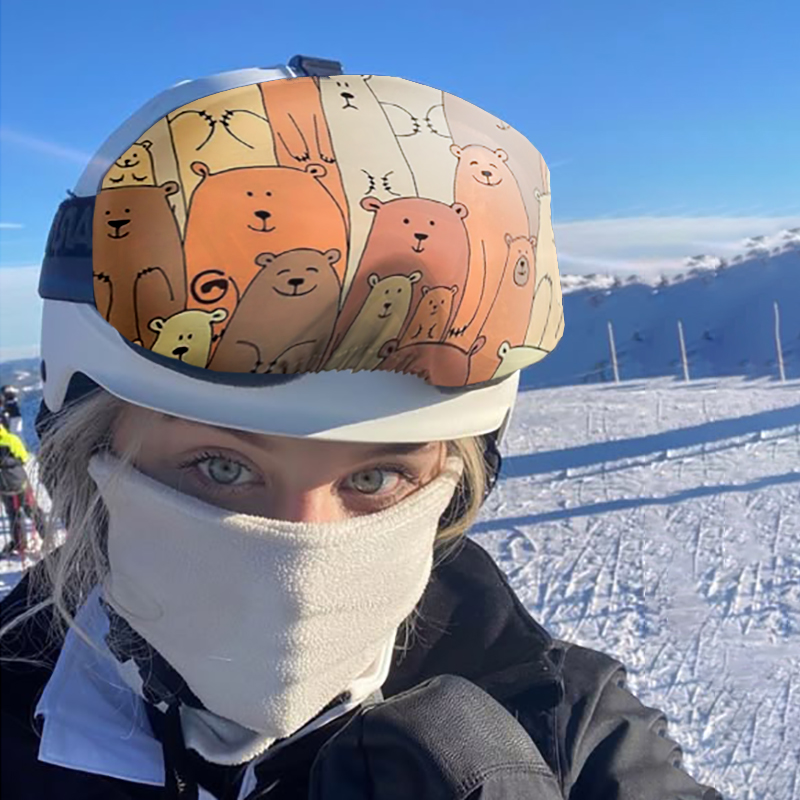 Custom Ski Goggle Covers for Outdoor Snow Sports