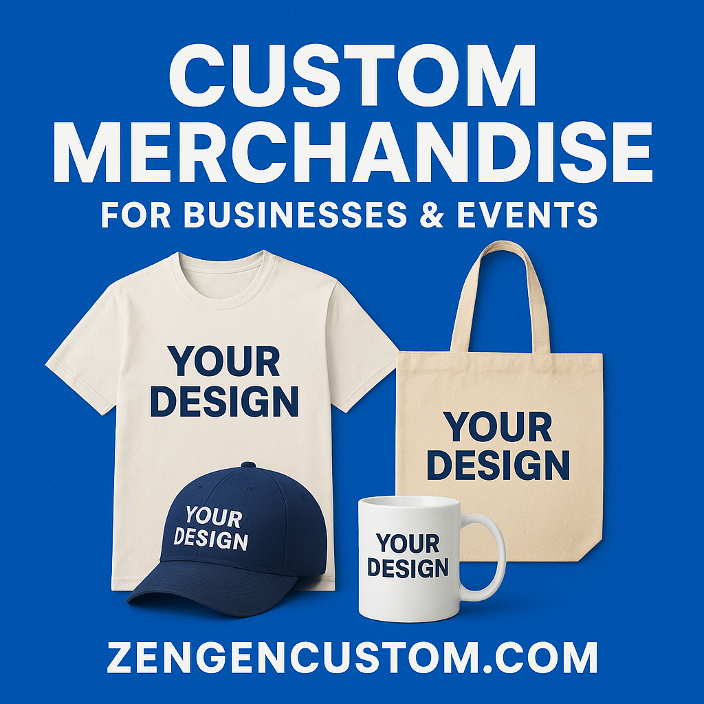 Custom Branded Items for Events & Companies | Low MOQ – Zengen Custom
