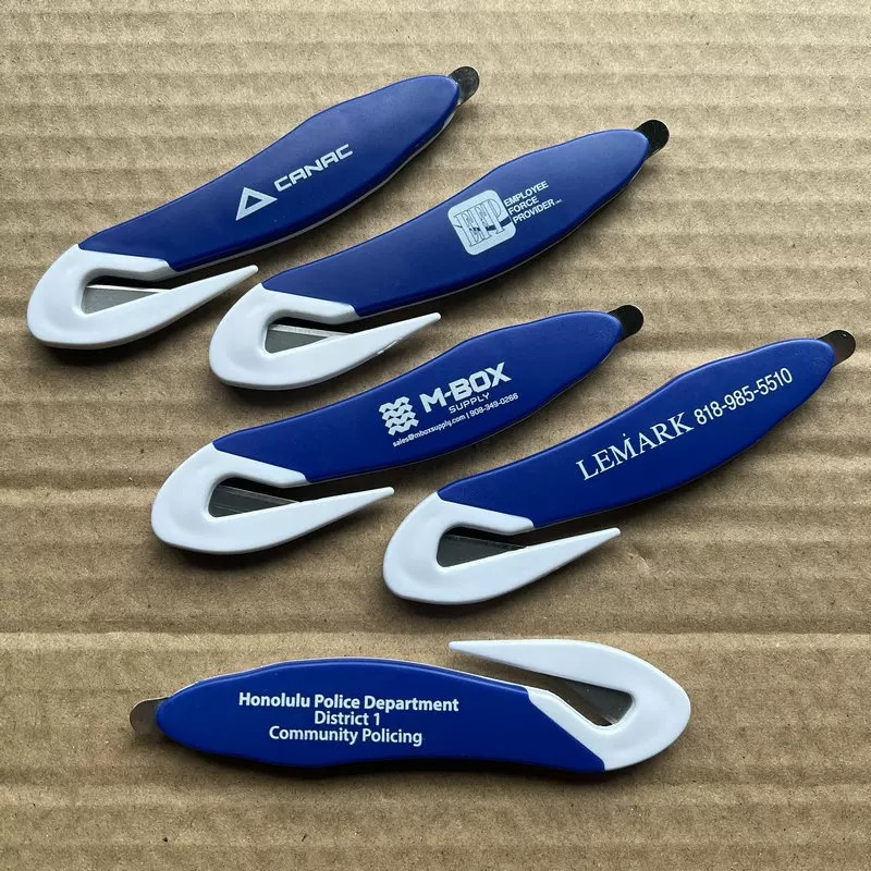 Multifunktionaler Enthefter mit Brieföffner – Bedruckbar mit Firmenlogo ｜ 1a Werbeartikel