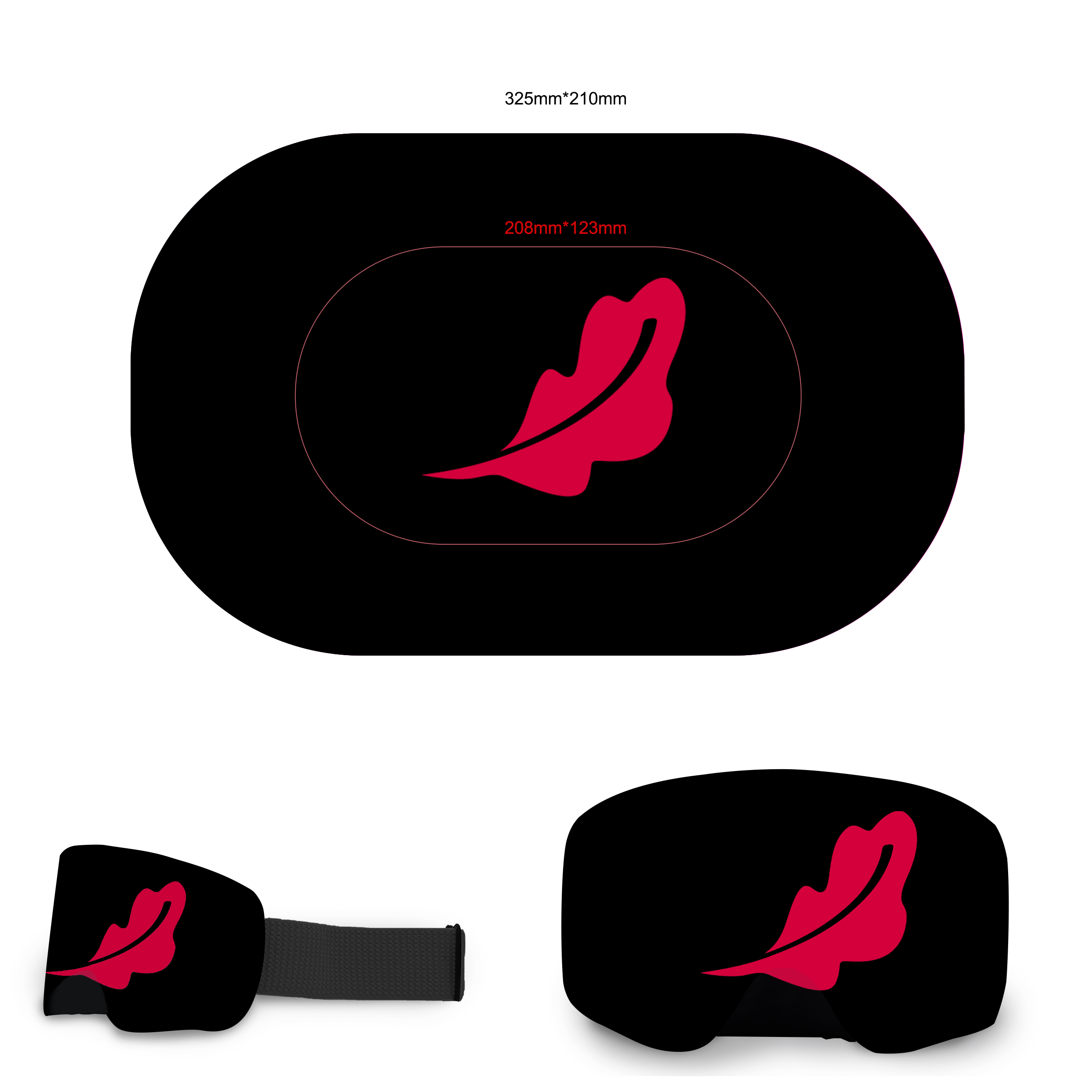 Copri maschera da sci personalizzata | Copri maschera da sci con logo