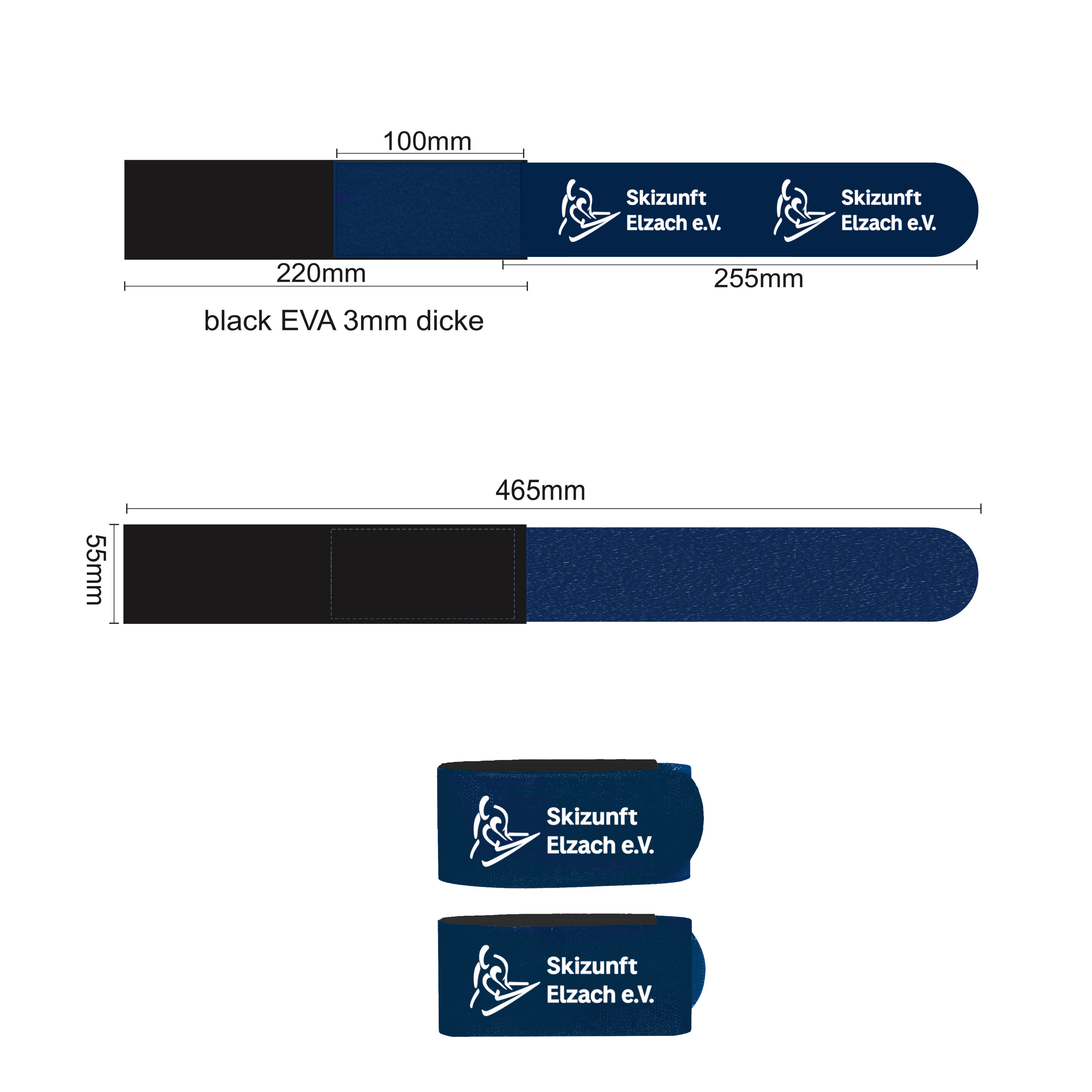 Ski Straps Personalizzati con Logo Aziendale